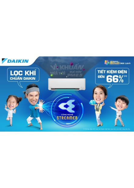 Công nghệ Streamer ưu việt trên điều hòa/ máy lọc không khí Daikin